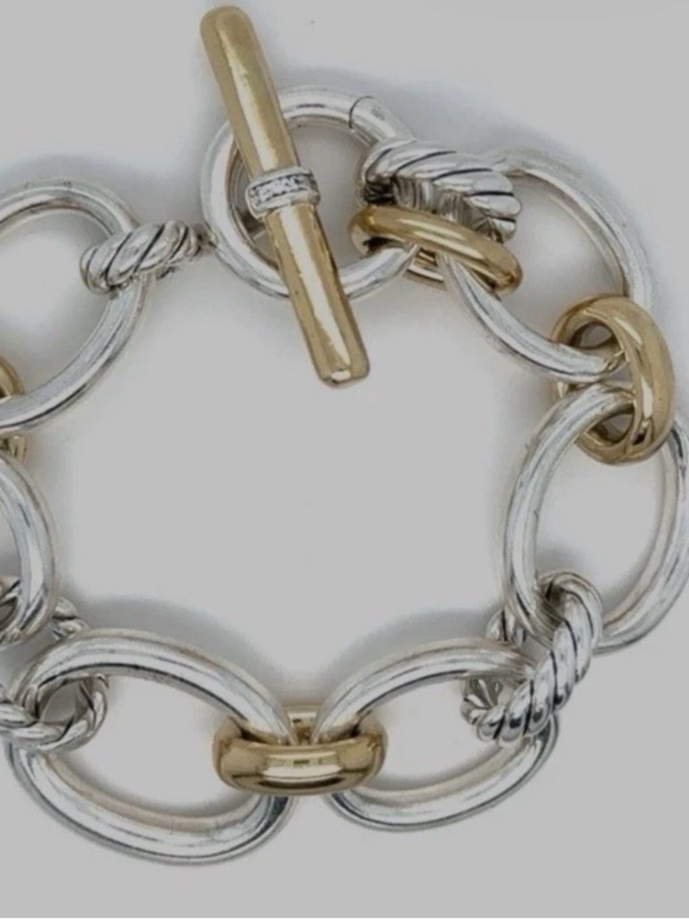 David Yurman Bold Mercer two tone Bracelet